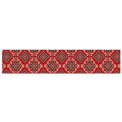 Illustrations Ajrak Abstract Design Pattern Small Premium Plush Fleece Scarf from ArtsNow.com Front