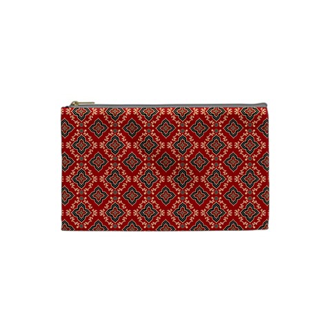 Illustrations Ajrak Abstract Design Pattern Cosmetic Bag (XS) from ArtsNow.com Front