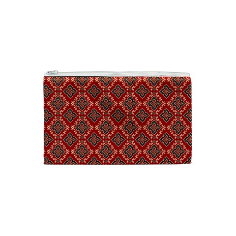 Illustrations Ajrak Abstract Design Pattern Cosmetic Bag (XS) from ArtsNow.com Front