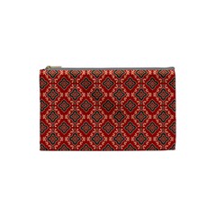 Illustrations Ajrak Abstract Design Pattern Cosmetic Bag (XS) from ArtsNow.com Front