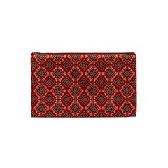 Illustrations Ajrak Abstract Design Pattern Cosmetic Bag (XS) from ArtsNow.com Front