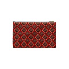 Illustrations Ajrak Abstract Design Pattern Cosmetic Bag (XS) from ArtsNow.com Back