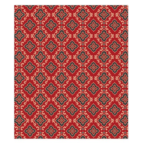 Illustrations Ajrak Abstract Design Pattern Duvet Cover Double Side (California King Size) from ArtsNow.com Back