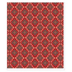 Illustrations Ajrak Abstract Design Pattern Duvet Cover Double Side (California King Size) from ArtsNow.com Back