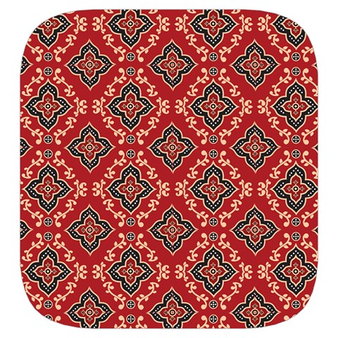 Illustrations Ajrak Abstract Design Pattern Toiletries Pouch from ArtsNow.com Side Left