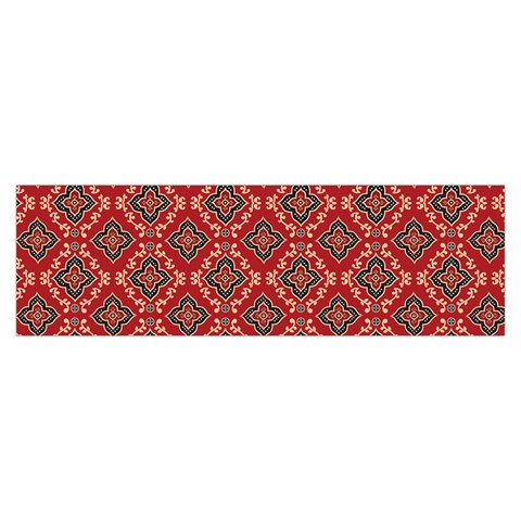 Illustrations Ajrak Abstract Design Pattern Toiletries Pouch from ArtsNow.com Hand Strap