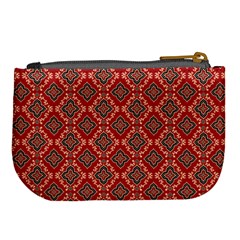 Illustrations Ajrak Abstract Design Pattern Large Coin Purse from ArtsNow.com Back