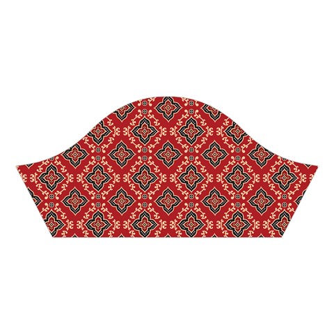 Illustrations Ajrak Abstract Design Pattern Cotton Crop Top from ArtsNow.com Left Sleeve