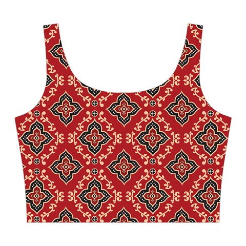 Illustrations Ajrak Abstract Design Pattern Midi Sleeveless Dress from ArtsNow.com Top Front