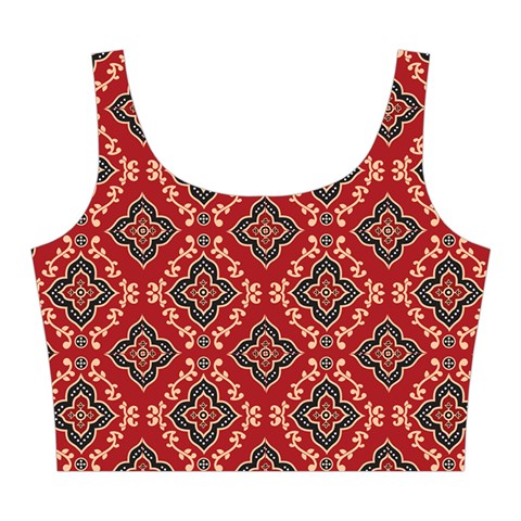 Illustrations Ajrak Abstract Design Pattern Midi Sleeveless Dress from ArtsNow.com Top Back