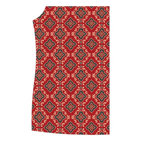 Illustrations Ajrak Abstract Design Pattern Women s Button Up Vest from ArtsNow.com Front Right