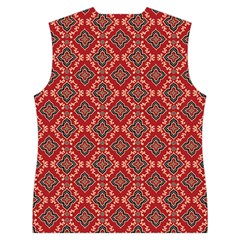 Illustrations Ajrak Abstract Design Pattern Women s Button Up Vest from ArtsNow.com Back