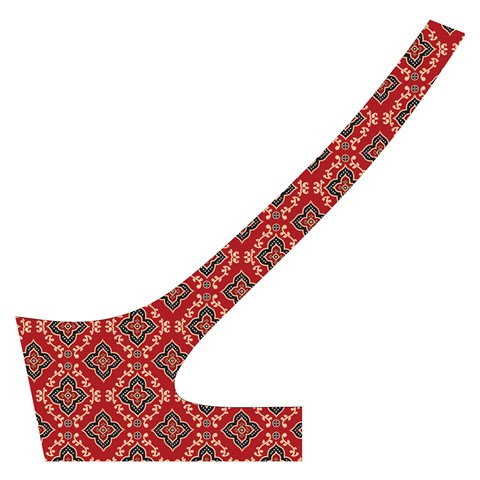 Illustrations Ajrak Abstract Design Pattern Cross Back Hipster Bikini Set from ArtsNow.com Back Left