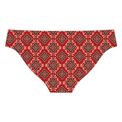 Illustrations Ajrak Abstract Design Pattern Cross Back Hipster Bikini Set from ArtsNow.com Back Under