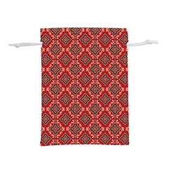 Illustrations Ajrak Abstract Design Pattern Lightweight Drawstring Pouch (L) from ArtsNow.com Front