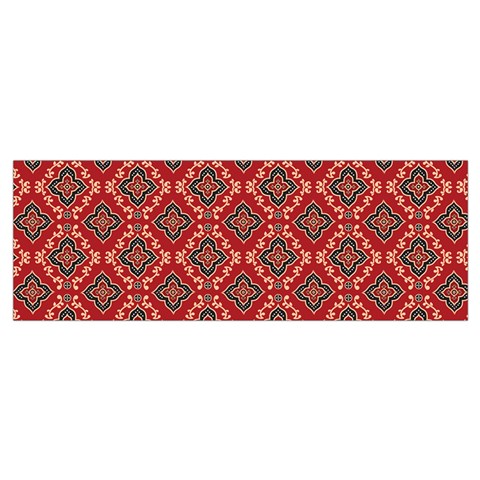 Illustrations Ajrak Abstract Design Pattern Wristlet Pouch Bag (Small) from ArtsNow.com Bottom