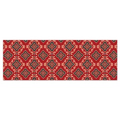 Illustrations Ajrak Abstract Design Pattern Wristlet Pouch Bag (Small) from ArtsNow.com Bottom