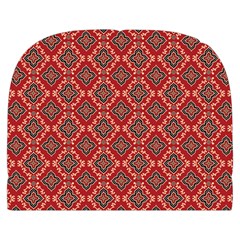 Illustrations Ajrak Abstract Design Pattern Make Up Case (Large) from ArtsNow.com Front