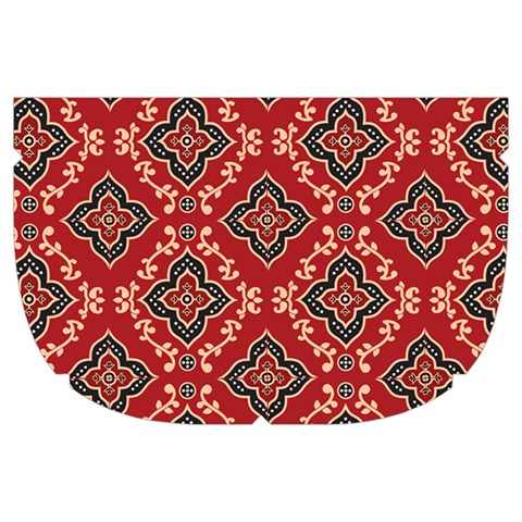 Illustrations Ajrak Abstract Design Pattern Make Up Case (Large) from ArtsNow.com Side Left