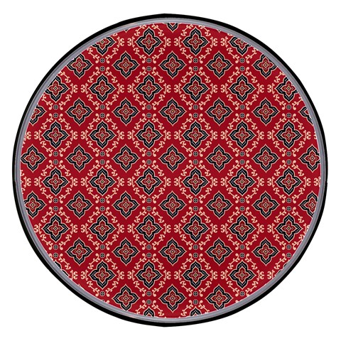 Illustrations Ajrak Abstract Design Pattern Wireless Fast Charger(Black) from ArtsNow.com Front