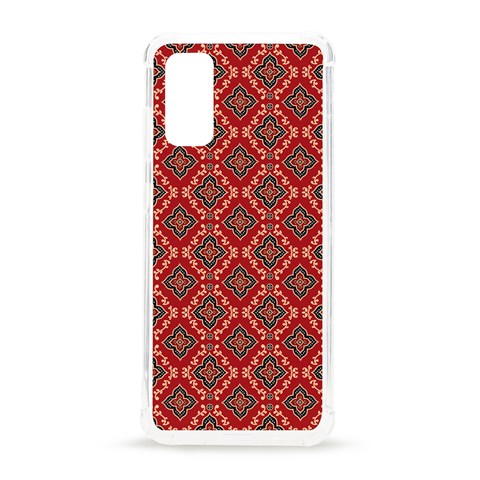 Illustrations Ajrak Abstract Design Pattern Samsung Galaxy S20 6.2 Inch TPU UV Case from ArtsNow.com Front