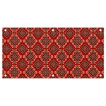 Illustrations Ajrak Abstract Design Pattern Banner and Sign 4  x 2 