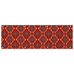 Illustrations Ajrak Abstract Design Pattern Banner and Sign 9  x 3 