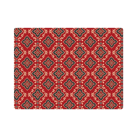 Illustrations Ajrak Abstract Design Pattern Premium Plush Fleece Blanket (Mini) from ArtsNow.com 35 x27  Blanket Front