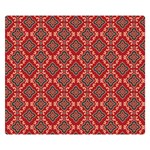 Illustrations Ajrak Abstract Design Pattern Premium Plush Fleece Blanket (Small)