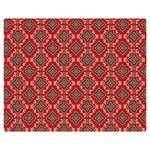 Illustrations Ajrak Abstract Design Pattern Premium Plush Fleece Blanket (Medium)