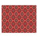 Illustrations Ajrak Abstract Design Pattern Premium Plush Fleece Blanket (Large)