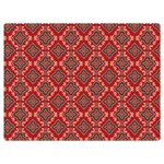 Illustrations Ajrak Abstract Design Pattern Premium Plush Fleece Blanket (Extra Small)