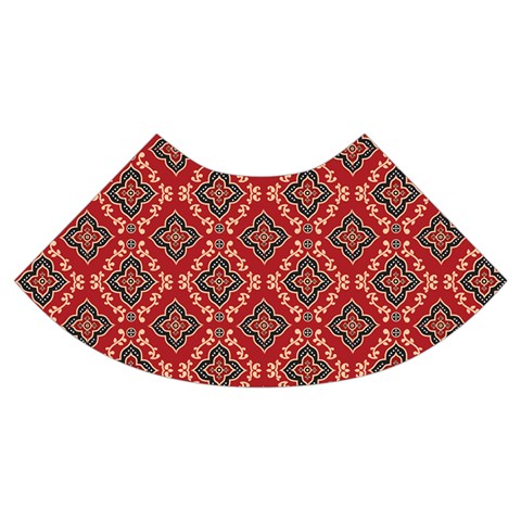 Illustrations Ajrak Abstract Design Pattern Trumpet Sleeve Cropped Top from ArtsNow.com Cuff Right