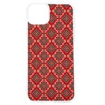 Illustrations Ajrak Abstract Design Pattern iPhone 15 TPU UV Print Case