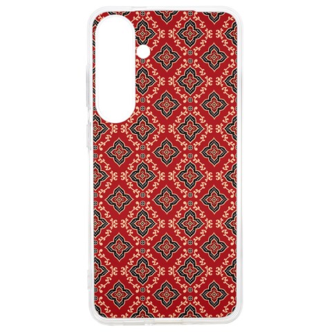 Illustrations Ajrak Abstract Design Pattern Samsung Galaxy S24 Ultra 6.9 Inch TPU UV Case from ArtsNow.com Front