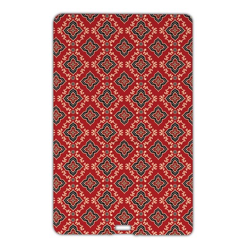 Illustrations Ajrak Abstract Design Pattern Name Card Style USB Flash Drive from ArtsNow.com Front