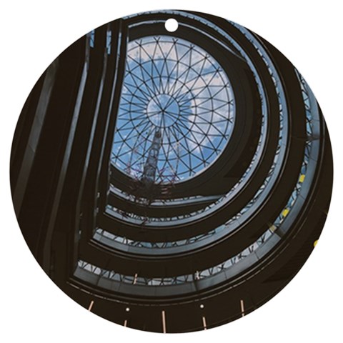 Building Ceiling Structure Dome UV Print Acrylic Ornament Round from ArtsNow.com Front