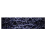 Aliens Entrails – Dark Blue Print Pattern Design Oblong Satin Scarf (16  x 60 )