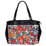 Colorfuleclecticfloralpattern Oversize Office Handbag (2 Sides)