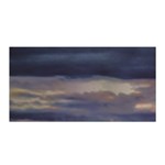 Twilight Serenade Print Satin Wrap 35  x 70 