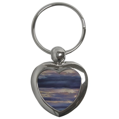 Twilight Serenade Print Key Chain (Heart) from ArtsNow.com Front