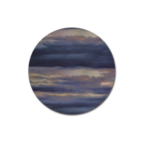 Twilight Serenade Print Magnet 3  (Round) from ArtsNow.com Front