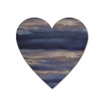 Twilight Serenade Print Heart Magnet