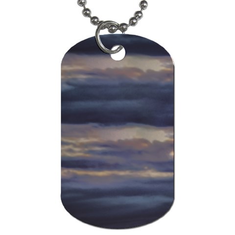 Twilight Serenade Print Dog Tag (One Side) from ArtsNow.com Front