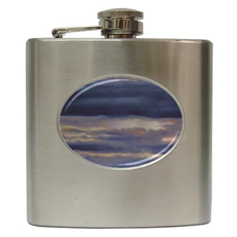 Twilight Serenade Print Hip Flask (6 oz) from ArtsNow.com Front