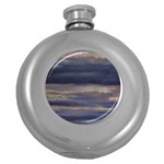 Twilight Serenade Print Round Hip Flask (5 oz)