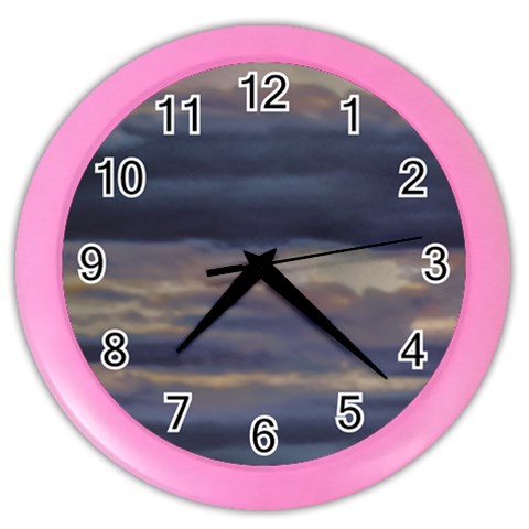 Twilight Serenade Print Color Wall Clock from ArtsNow.com Front