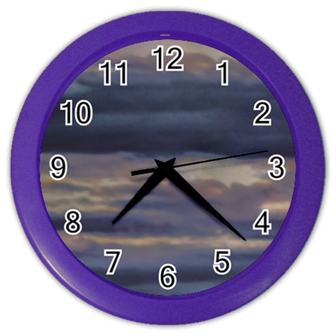 Twilight Serenade Print Color Wall Clock from ArtsNow.com Front