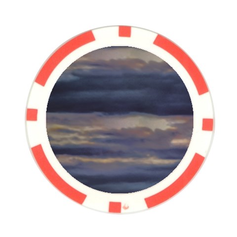 Twilight Serenade Print Poker Chip Card Guard from ArtsNow.com Front