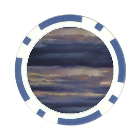 Twilight Serenade Print Poker Chip Card Guard from ArtsNow.com Front